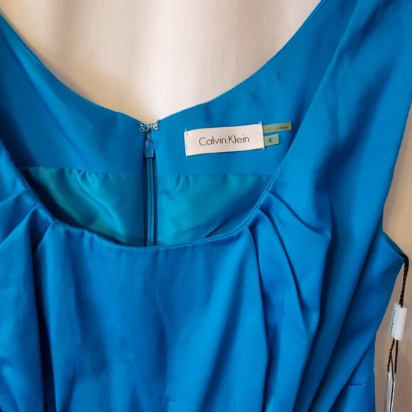 NWT! Vintage Calvin Klein Spring Dress Size: 4 - Picture 3 of 8